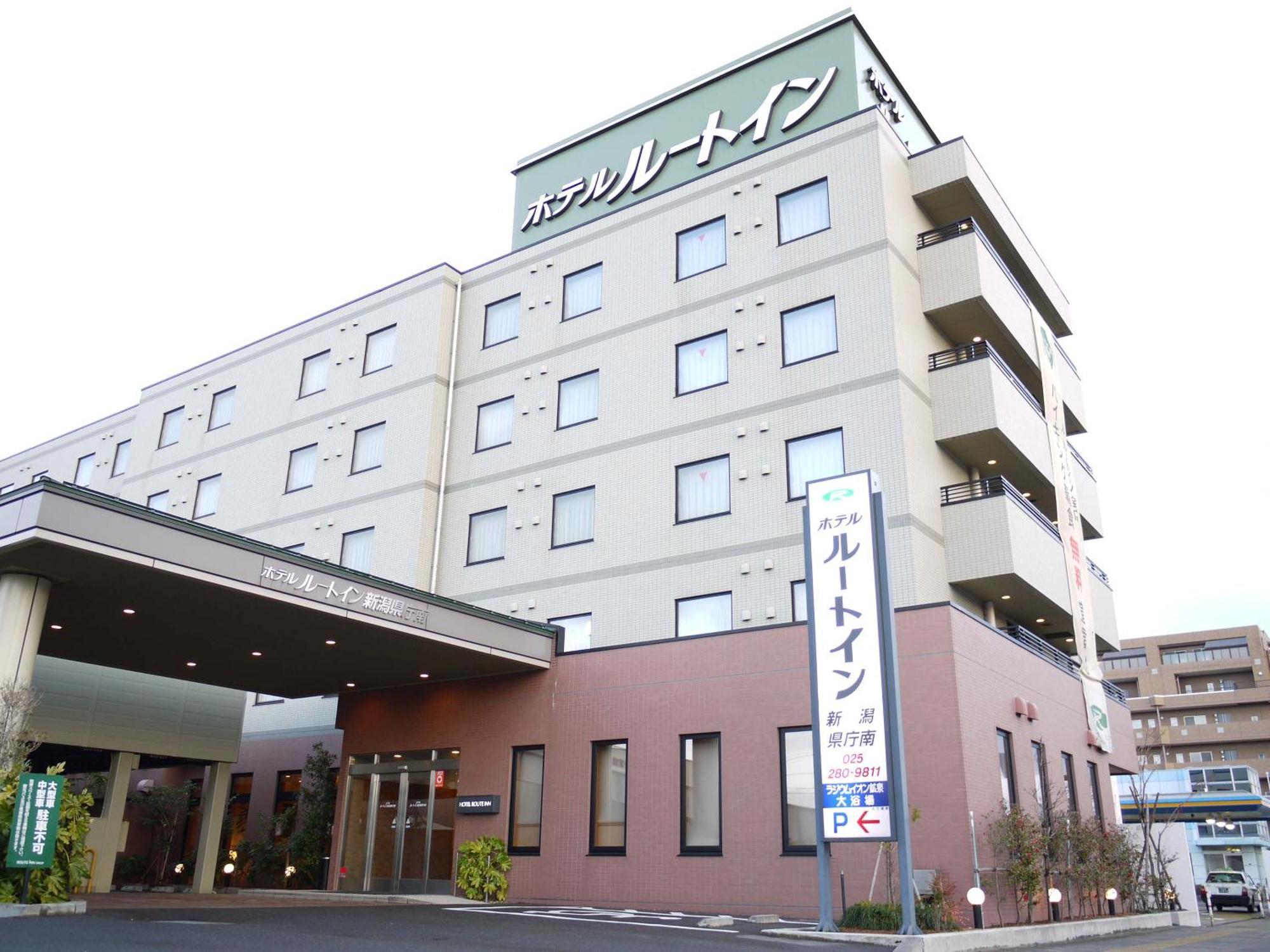 Hotel Route-Inn Niigata Kencho-Minami Exterior foto